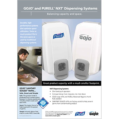 GOJO® and PURELL® NXT® Dispensing Systems