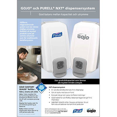 GOJO® och PURELL® NXT® dispensersystem