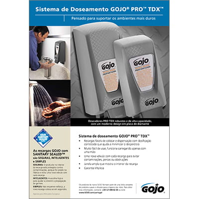 Sistema de Doseamento GOJO® PRO™ TDX™