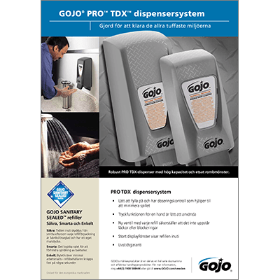 GOJO® PRO™ TDX™ dispensersystem