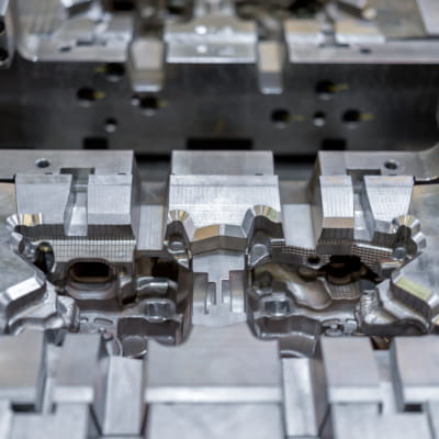 Stock image of injection mold