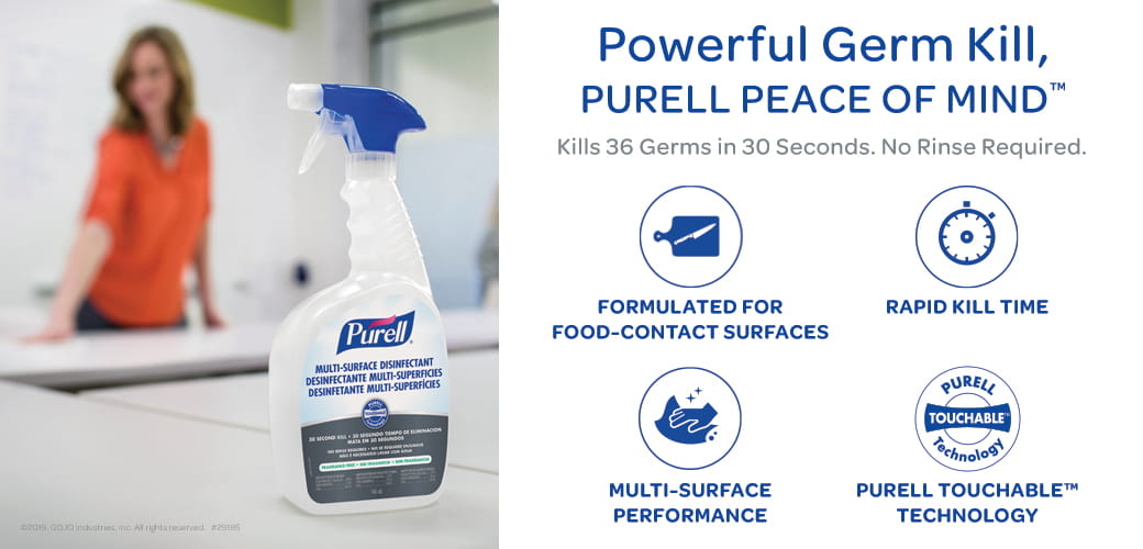 PURELL™ Surface Disinfectants and Sanitizers