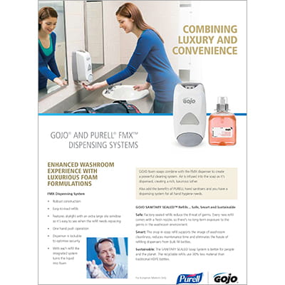 GOJO® and PURELL® FMX™ Dispensing Systems