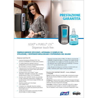 GOJO® e PURELL® LTX™ Dispenser touch-free