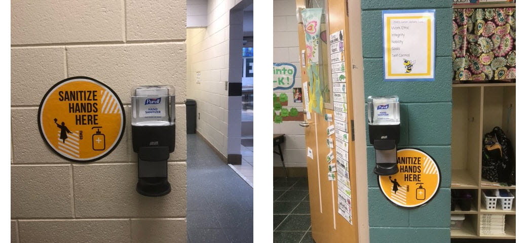 PURELL Hand Sanitizer at Fort Mill School District in South Carolina