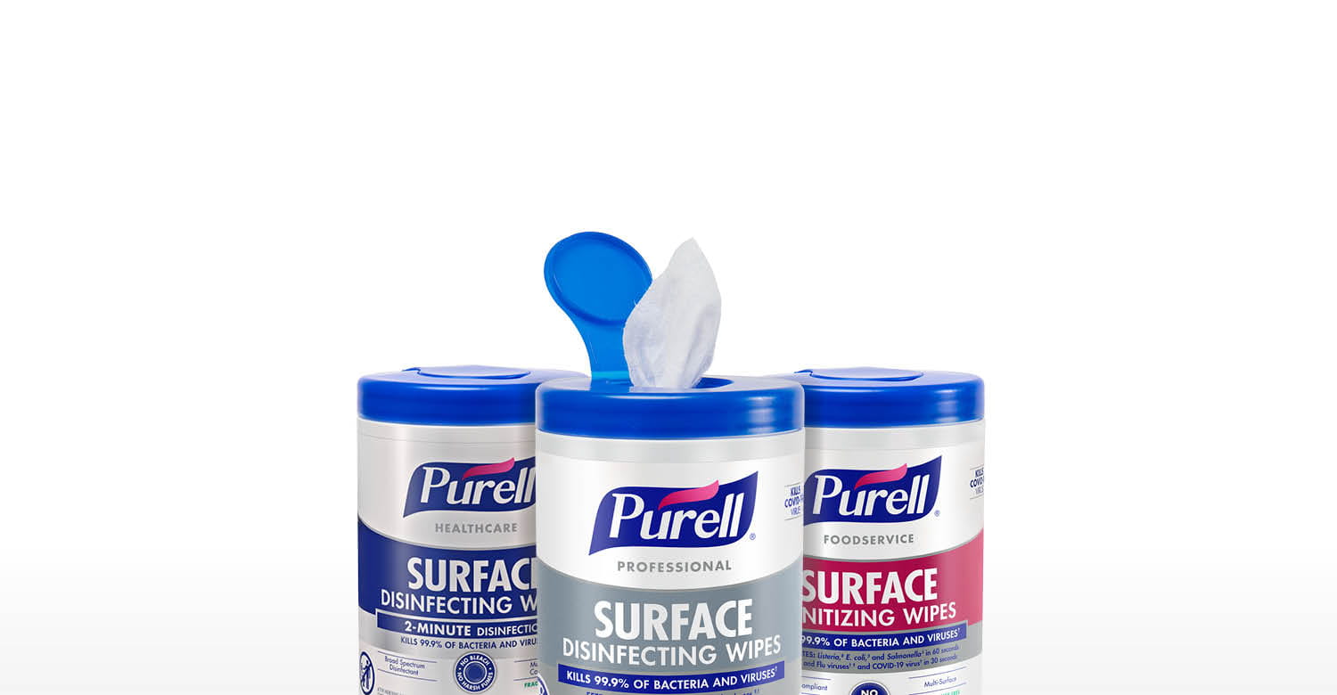 PURELL Surface wipes canisters